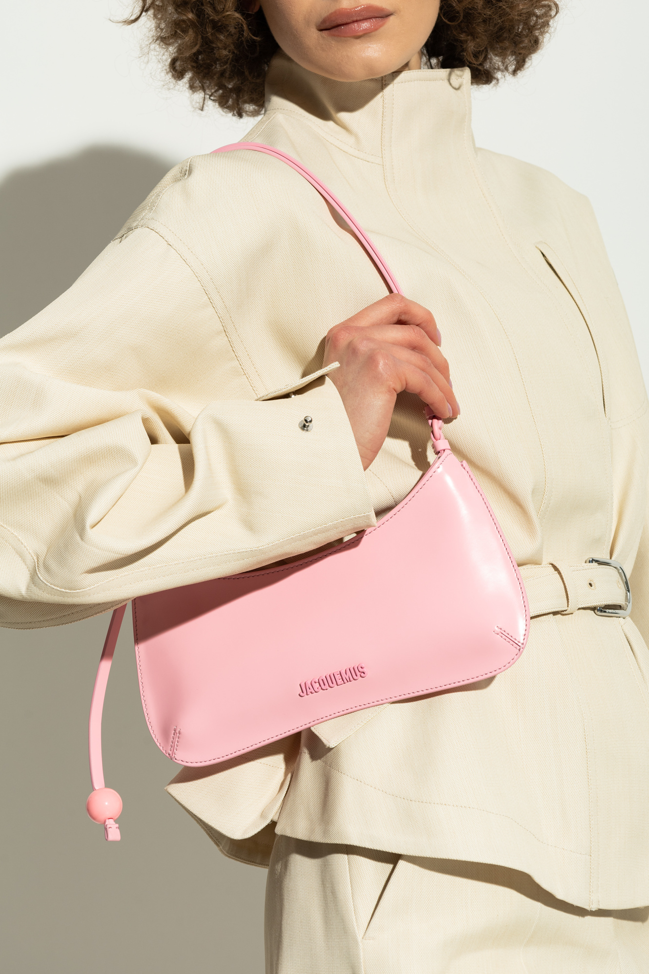JACQUEMUS - Le Bisou Perle Denim Shoulder Bag Jacquemus
